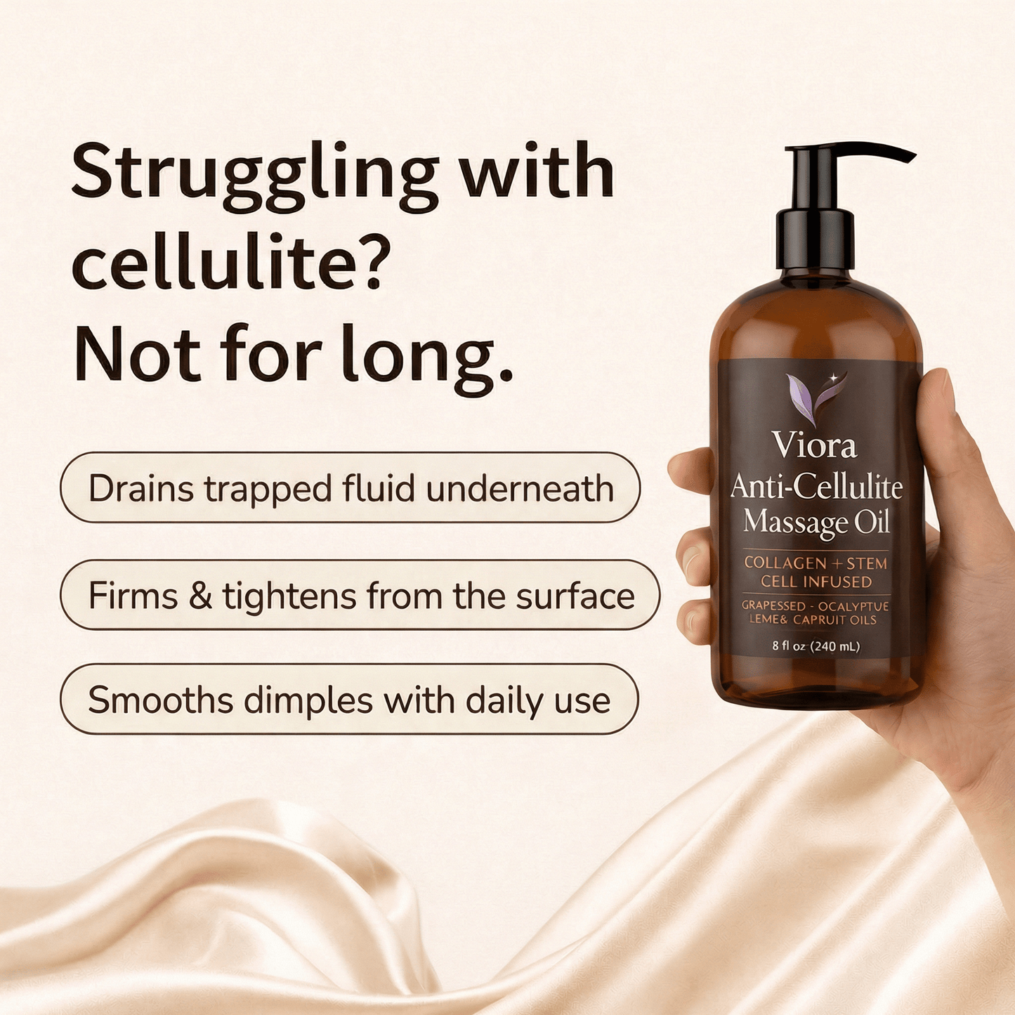 Lymphatic Drain Kit 2.0 - Anti-Cellulite Oil & Roller